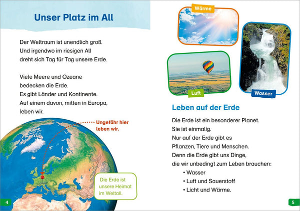 Erstes Lesen easy! BAND 14 - Entdecke unsere Erde