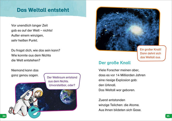 Erstes Lesen easy! BAND 4 - Entdecke den Weltraum