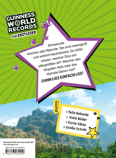 Guinness World Records für Erstleser - Dinosaurier