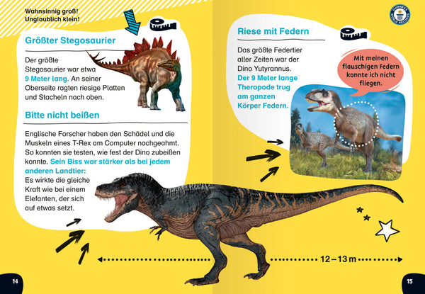 Guinness World Records für Erstleser - Dinosaurier