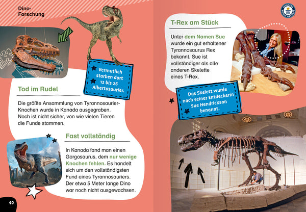 Guinness World Records für Erstleser - Dinosaurier