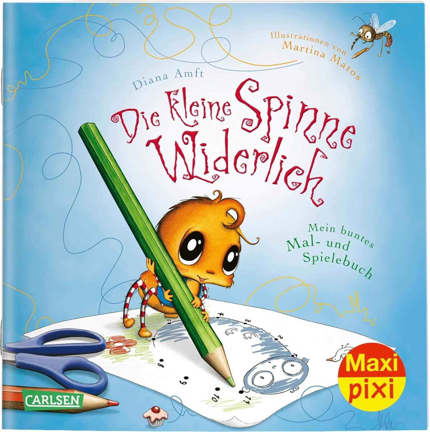 Die Kleine Spinne Widerlich - Mein buntes Mal - und Spielebuch (Pixi Buch)