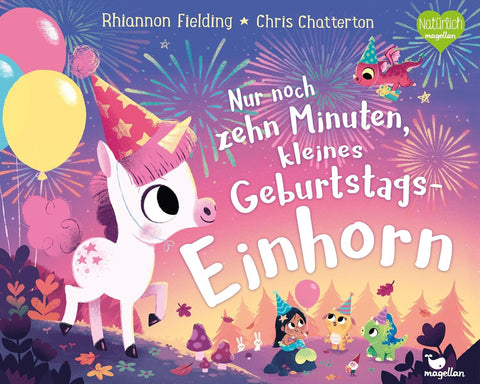 Nur noch zehn Minuten, kleines Geburtstags-Einhorn