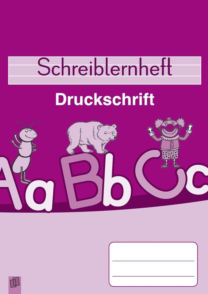 Schreiblernheft -Druckschrift