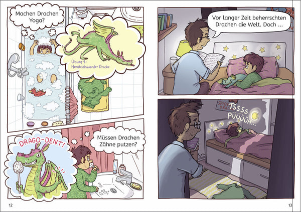 Leselöwen 1. Klasse Comics - Entführung im Drachenwald (hardcover)