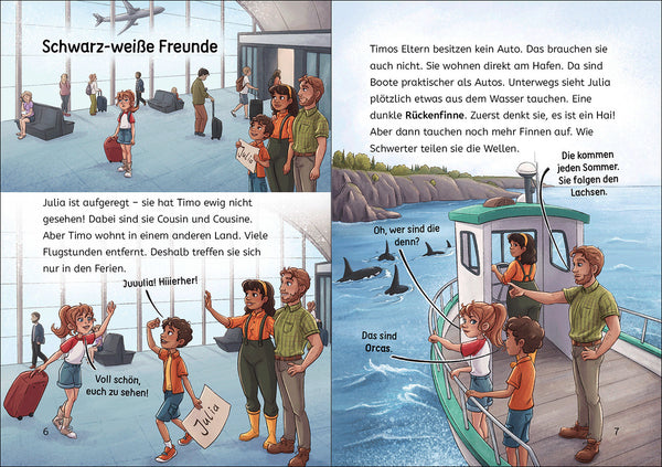 Leselöwen 3. Klasse - Orcas in Gefahr (hardcover)