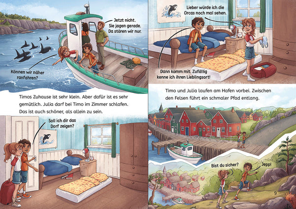Leselöwen 3. Klasse - Orcas in Gefahr (hardcover)