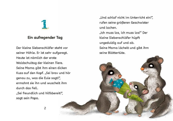 Der Kleine Siebenschläfer- kommt in die Schule