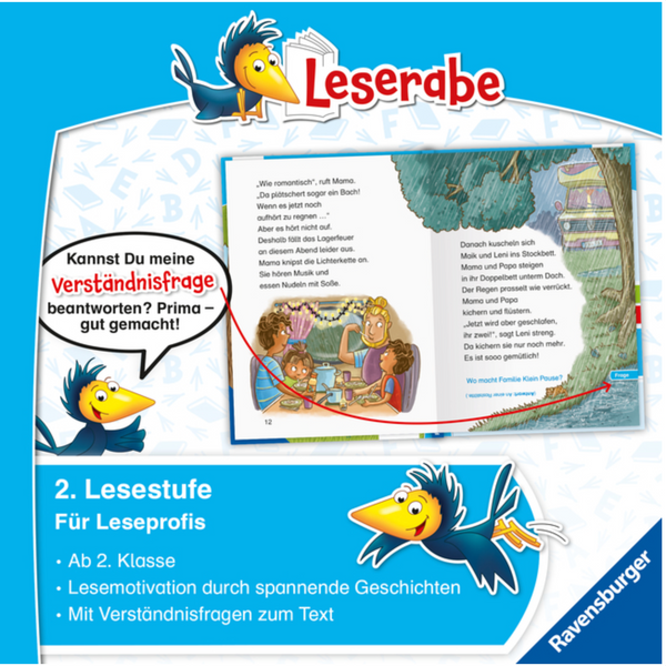 Leserabe 2 - Unsere verrückten Camping-Ferien