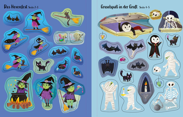 Hexen, Vampire, Monster - Stickerbuch