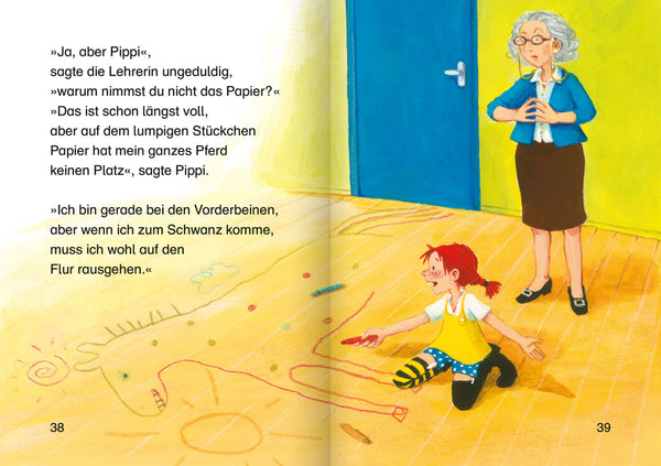 Pippi geht in die Schule