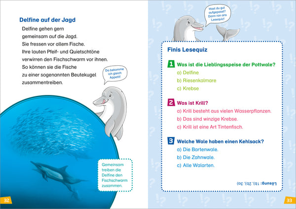 Erstes Lesen BAND 1 - Wale und Delfine